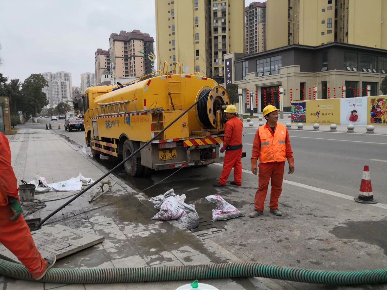 治多排污管道清淤-管道清洗